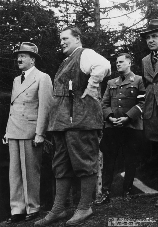 Göring und Hitler auf dem Obersalzberg (Oktober 1936)